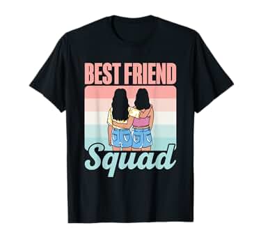 アイドル TREASURE BFF T- SHIRT & SHORTS SET Best Friends T-shirts for Best Friends BFF Friendship Shirts